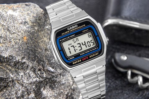Zegarek CASIO A164WA-1VES Unisex w stylu Retro