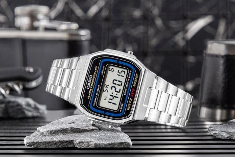 Zegarek CASIO A164WA-1VES Unisex w stylu Retro