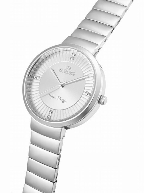 Zegarek Damski G.Rossi 12120B-3C1 Srebrny Klasyk