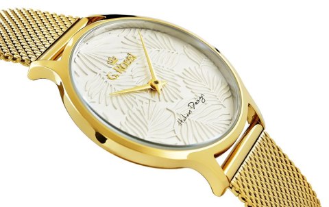 Zegarek Damski G.Rossi 12516B-3D1 Złota Bransoleta Mesh