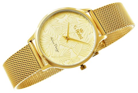 Zegarek damski G.Rossi 12516B-4D1 na złotej bransolecie mesh