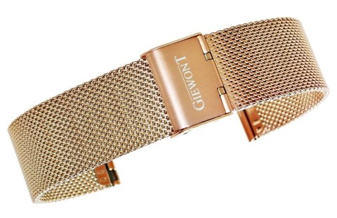 Bransoleta Mesh do Smartwatcha Giewont GW330 Różowe Złoto