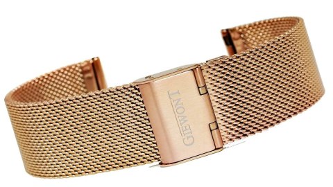 Bransoleta Mesh do Smartwatcha Giewont GW330 Różowe Złoto