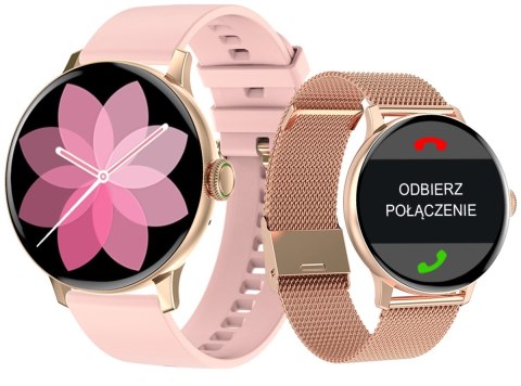 Smartwatch Damski Giewont GW330-1 Różowe Złoto
