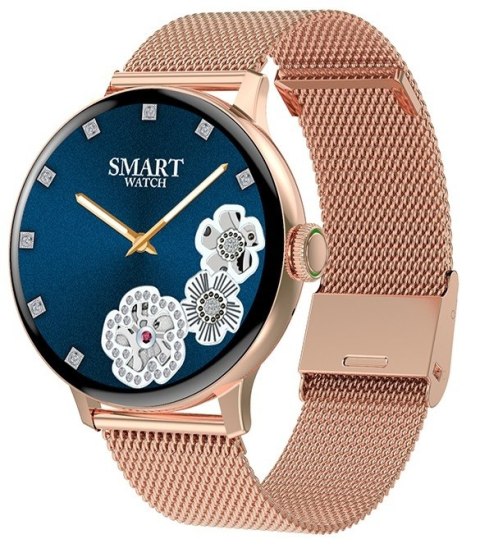 Smartwatch Damski Giewont GW330-1 Różowe Złoto