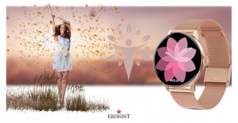 Smartwatch Damski Giewont GW330-1 Różowe Złoto