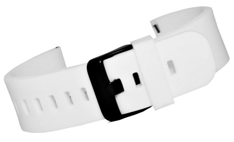 Pasek Silikonowy do Smartwatcha 22mm Biało-Czarny U15