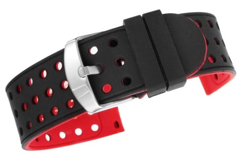 Pasek silikonowy CZERWONY U12-20-3 do smartwatcha
