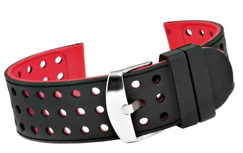 Pasek silikonowy CZERWONY U12-20-3 do smartwatcha