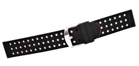 Pasek silikonowy CZERWONY U12-22-3 do smartwatcha