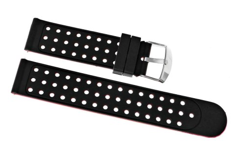 Pasek silikonowy CZERWONY U12-22-3 do smartwatcha