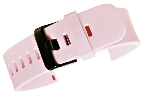 Pasek Silikonowy Różowo-Czarny 20mm U15-20-9