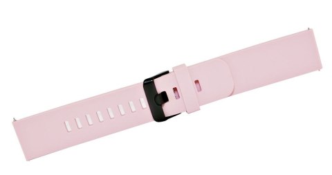 Pasek Silikonowy Różowo-Czarny 20mm U15-20-9
