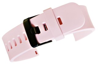 Pasek Silikonowy Różowo-Czarny 22mm U15-22-9