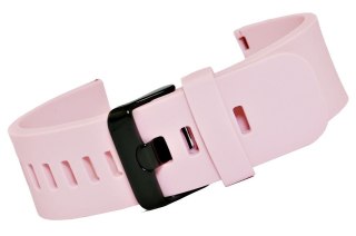 Pasek Silikonowy Różowo-Czarny 22mm U15-22-9