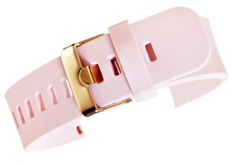 Pasek Silikonowy do Smartwatcha Różowy Złoty 22mm
