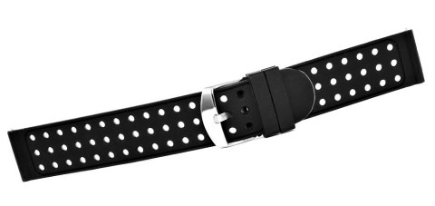 Pasek silikonowy do smartwatcha szary 20 mm