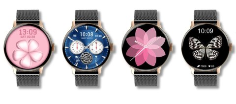 Smartwatch Damski Giewont GW330-4 Różowe Złoto/Czarny