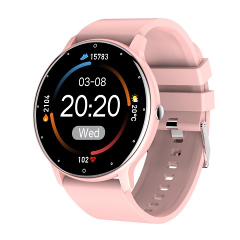 Smartwatch Damski Gravity GT1-1 Różowe Złoto/Różowy