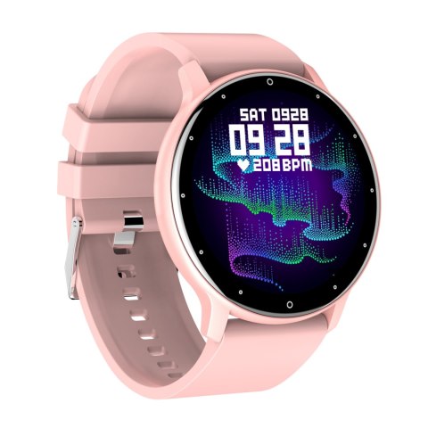 Smartwatch Damski Gravity GT1-1 Różowe Złoto/Różowy