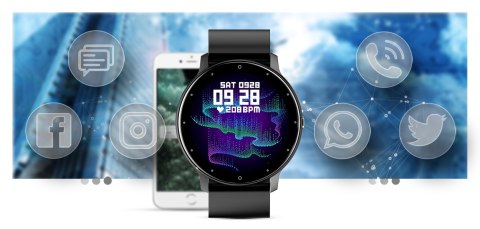 Smartwatch Damski Gravity GT1-3 Czarny