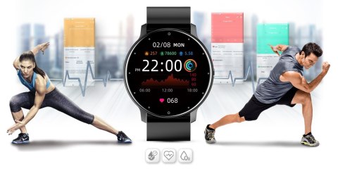 Smartwatch Damski Gravity GT1-3 Czarny