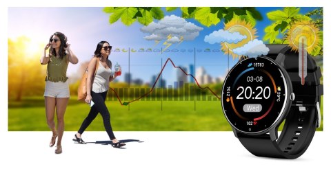 Smartwatch Damski Gravity GT1-3 Czarny