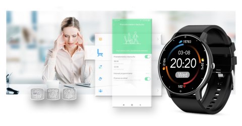 Smartwatch Damski Gravity GT1-3 Czarny