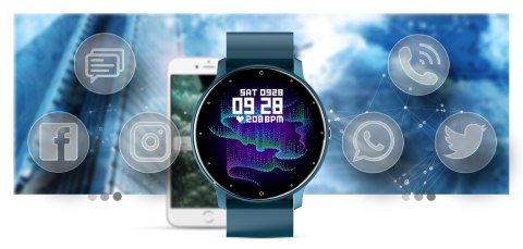 Smartwatch Damski Gravity GT1-5 Niebieski