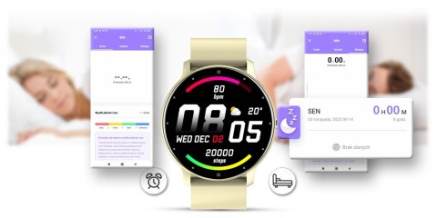 Smartwatch Damski Gravity GT1-6 Żółty