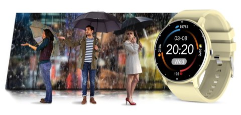 Smartwatch Damski Gravity GT1-6 Żółty