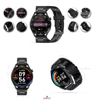 Smartwatch GIEWONT Vertex GW450-1 z Bransoletą i Paskiem