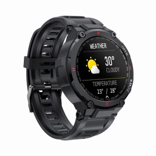 Smartwatch Gravity GT7-1 Czarny silikonowy