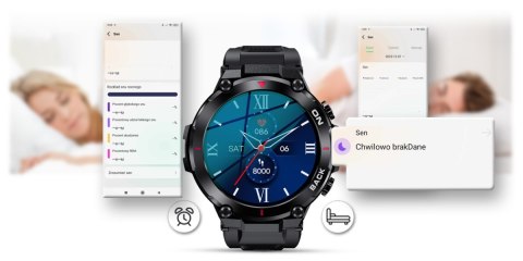 Smartwatch Gravity GT8-1 Czarny - sport i elegancja