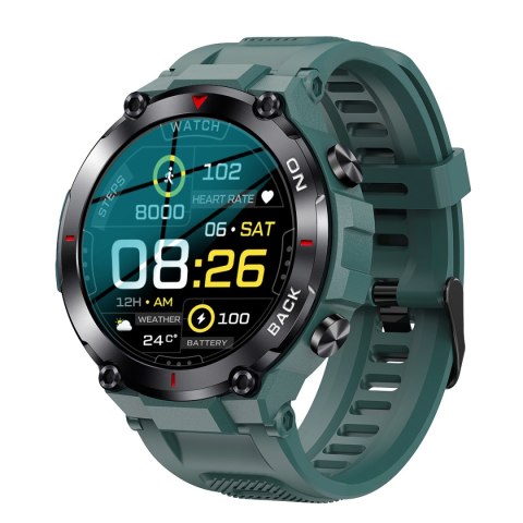 Smartwatch Gravity GT8-3 Zielony - sportowy design