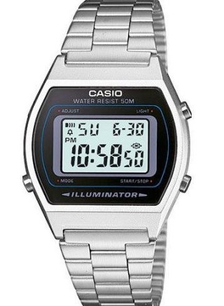 Zegarek Casio B640WD-1AVDF Unisex Stalowa Bransoleta + BOX