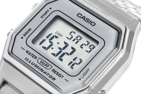 Zegarek Damski Casio Vintage LA680WA-7DF Stalowy