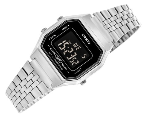 Zegarek Damski CASIO Vintage LA680WA-1BDF - Styl Lat 80.