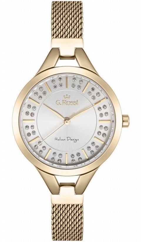 Zegarek Damski G.Rossi 12110B-3D1 na Bransolecie typu Mesh