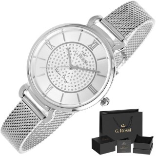 Elegancki zegarek damski G.Rossi 12546B-3C1 ze stali szlachetnej