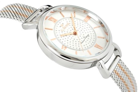 Zegarek damski G.Rossi 12546B-3D2 z tarczą w kolorze różowego złota