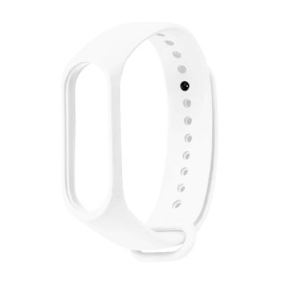Pasek silikonowy do Xiaomi Mi Band 5 / 6 - Biały