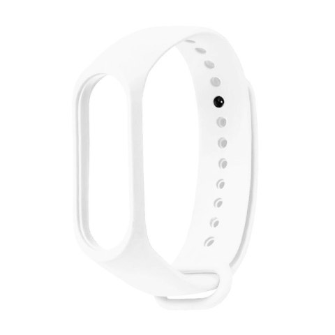 Pasek silikonowy do Xiaomi Mi Band 5 / 6 - Biały