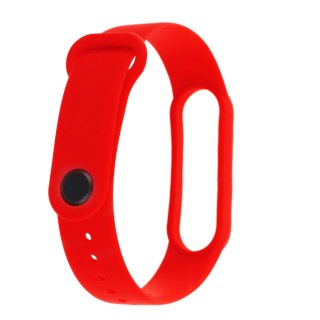 Pasek silikonowy do Xiaomi Mi Band 5 / 6 - Czerwony