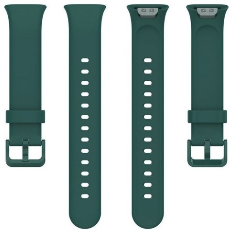 Pasek silikonowy do Xiaomi Smart Band 7 Pro - ciemnozielony