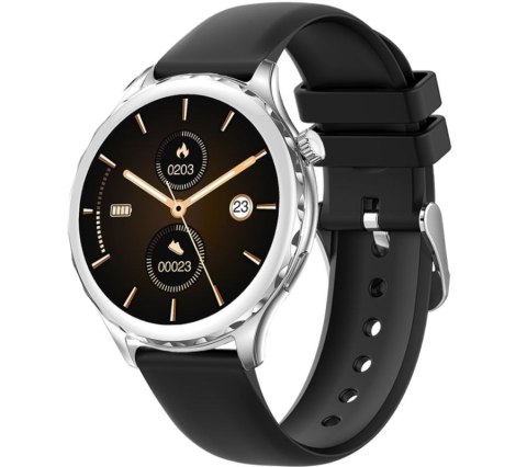 Smartwatch Rubicon RNCF02-1 Srebrny z Paskiem i Bransoletą