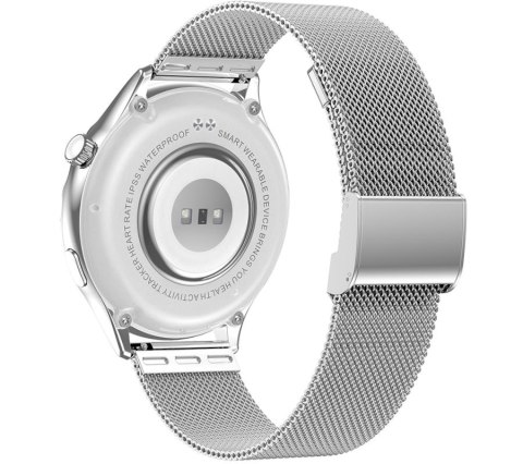 Smartwatch Rubicon RNCF02-1 Srebrny z Paskiem i Bransoletą