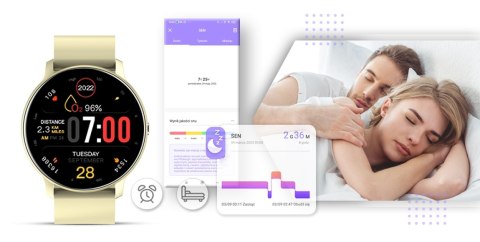 Smartwatch Giewont GW120-6 Ecru - Styl i Funkcjonalność