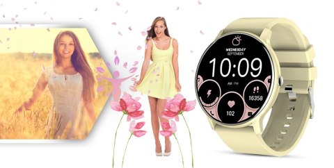 Smartwatch Giewont GW120-6 Ecru - Styl i Funkcjonalność