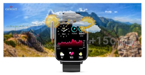 Smartwatch Giewont Dynamic GW230-2 z Termometrem
